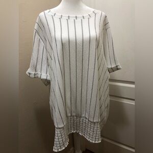 Lane Bryant Striped Textured Tunic Top – Size 22/24 - NWT